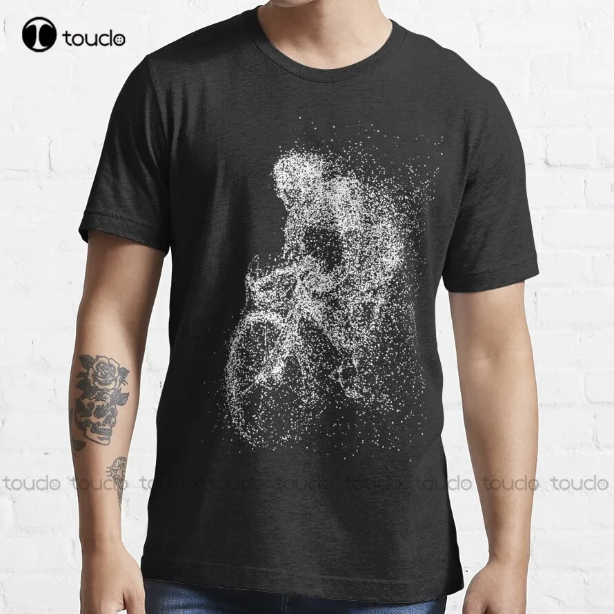 

Cycle Bicycle Biking Boy Cycling Man Cyclist Particles Shattered Sketch Tee For Gift T-Shirt Custom Aldult Teen Unisex Xs-5Xl