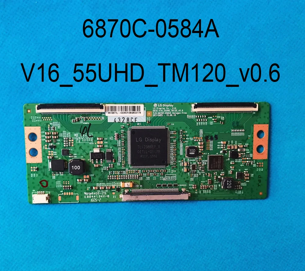 T-CON 6870C-0584A V16_55UHD_TM120_v0.6 Logic Board is for 43UH620V 43PFL5922 43PFL5703/F7 55PFL5604/F7 55PFL5601/F7 49E600E 55E5