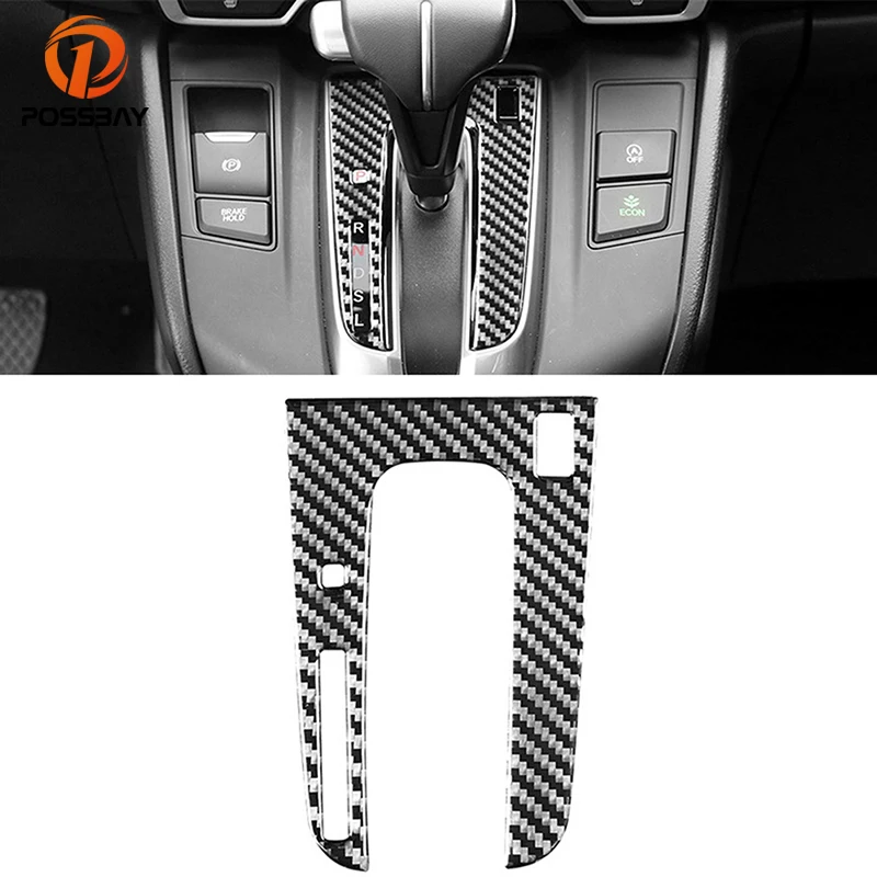 

Car Interior Gear Shift Panel Cover Trim Carbon Fiber Look for Honda CRV CR-V 2017 2018 2019 2020 2021 2022 Accessories Parts