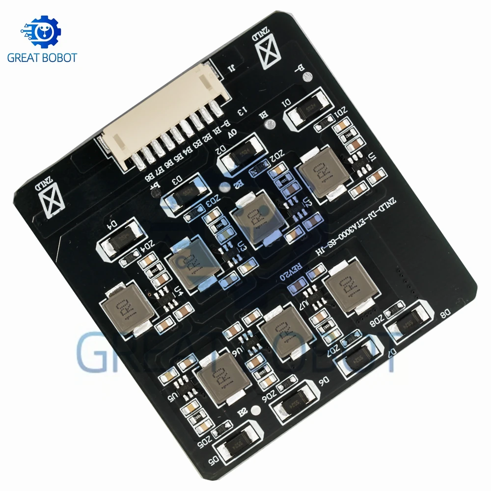 BMS 2S-8S 1.2A Active Balance Board Equalizer for Lifepo4 LTO Lithium Battery Energy Transfer Board Compatible 3S 4S 5S 6S 7S 8S view 6