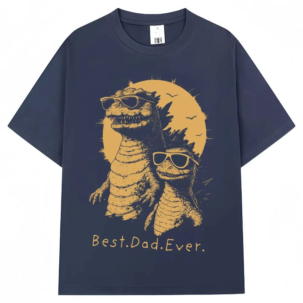 Best Dad Ever Graphic T Shirt Father's Day Gifts 90s Vintage Fashion T-shirts Oversized Cotton Casual Summer T Shirts Streetwear