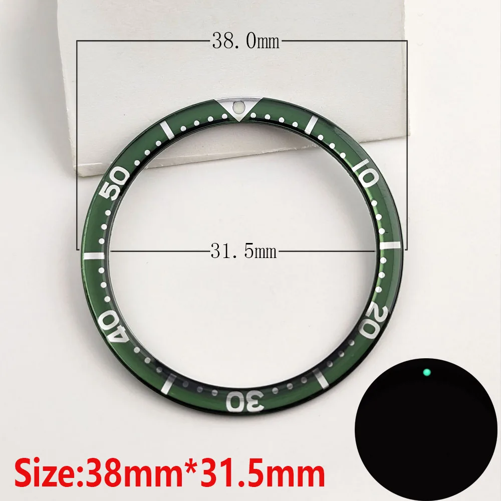 38mm resin insert bezel GMT watch insert bezel luminous for 40mm SUB case watch accessory repair tool