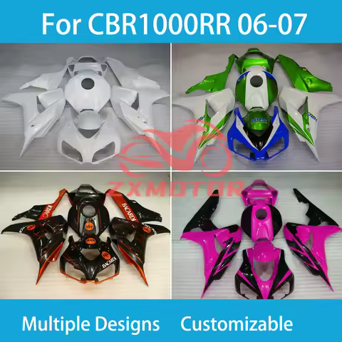 CBR 1000RR Free Custom Fairings for HONDA CBR1000RR 2006 2007 High Quality ABS Plastic Injection Molded Fairing Kit