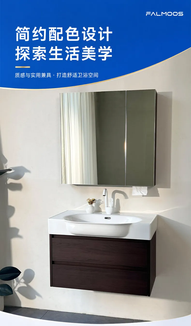 Medieval Style Big Belly Basin Small Apartment Bathroom Cabinet Ceramic Integrated Basin Toilet Wash Basin Cabinet Combination