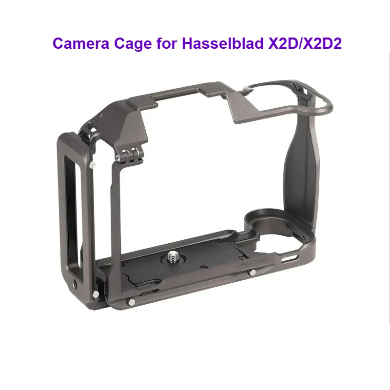 Falcam Camera Cage for Hasselblad X2D/X2D2 with Airtag Storage Compartment All Inclusive Protection L-Type Bottom Accessories