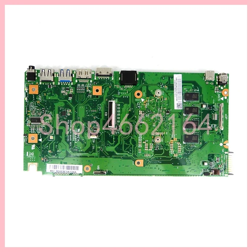 X541NA With N3350 N3450 N4200 CPU 4GB-RAM Notebook Mainboard For ASUS X541 X541N X541NA Laptop Motherboard 100% Tested OK