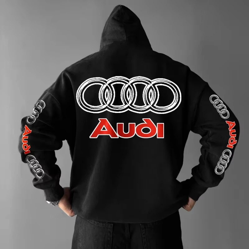 

Худи в стиле ретро Audi Racing — бестселлер осени и зимы. Подходит как мужчинам, так и женщинам.