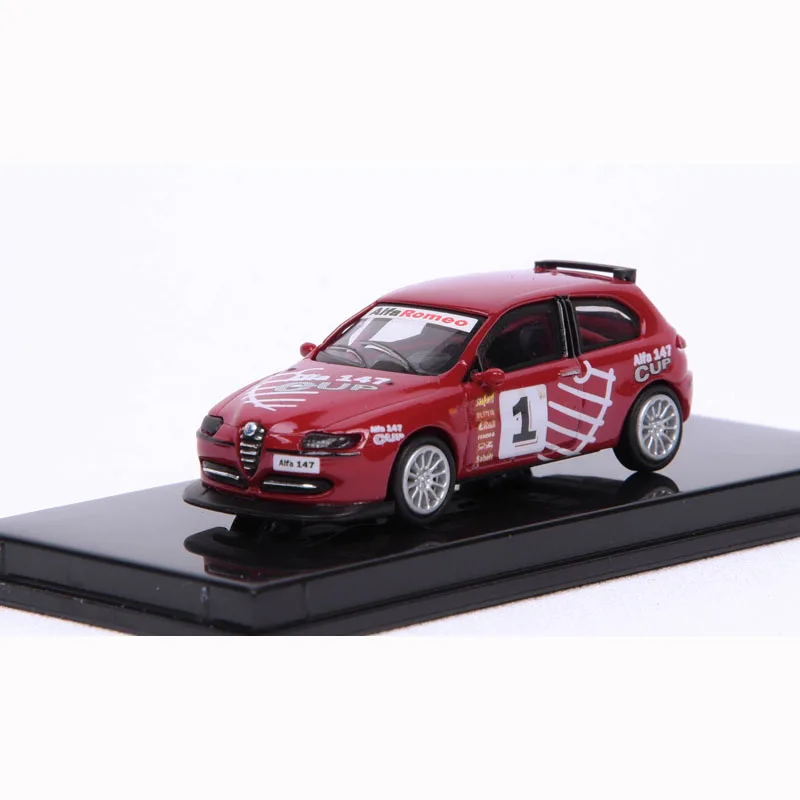 

Resin 1:87 Scale Alfa Romeo 147 Cup Rracing Car Model Red Adult Classic Collection Static Display Ornament