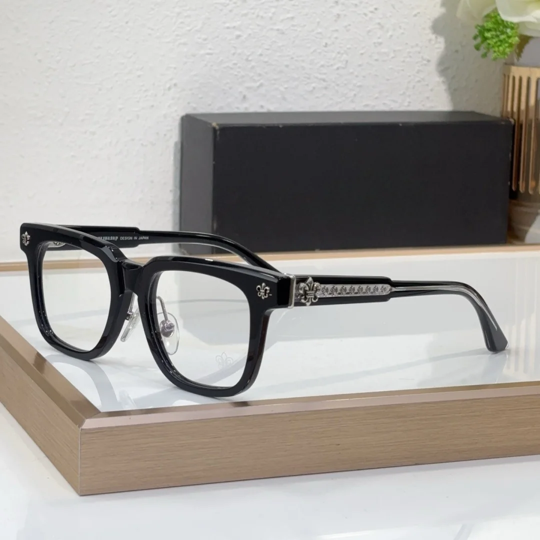 Fashion New Acetate Myopia Reading Computer Optical Eyeglasses Frame Luxury Brand Men Women High Quality Prescription Glasses