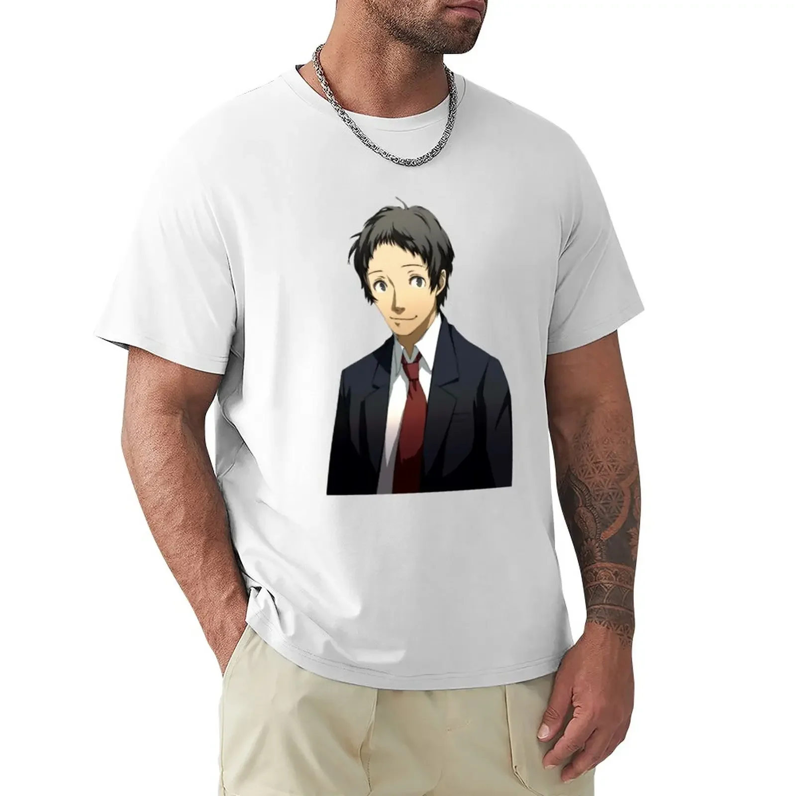 Adachi Tohru T-Shirt new edition t shirt black t shirt mens graphic t-shirts