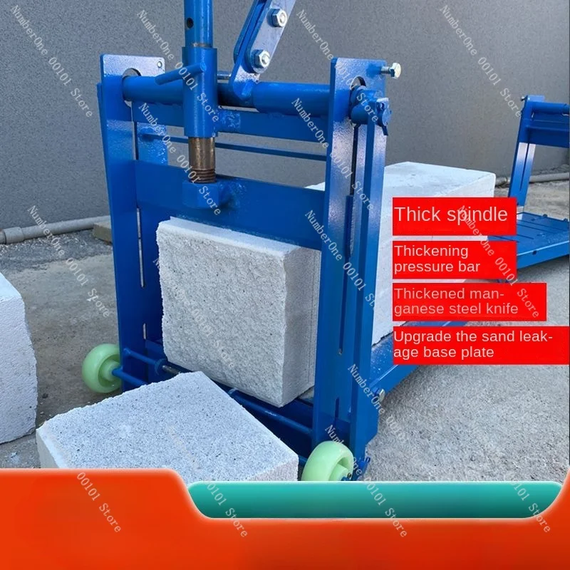 Foam brick cutting machine manual brick press bricklayer tool guillotine cutter