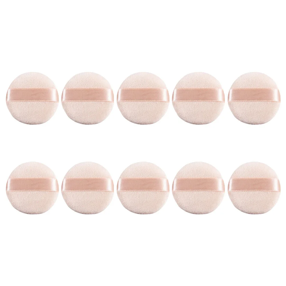 10 pezzi di cipria in polvere, materiale premium, strumenti per il trucco dal tocco liscio, necessità per le donne, idea regalo in polvere