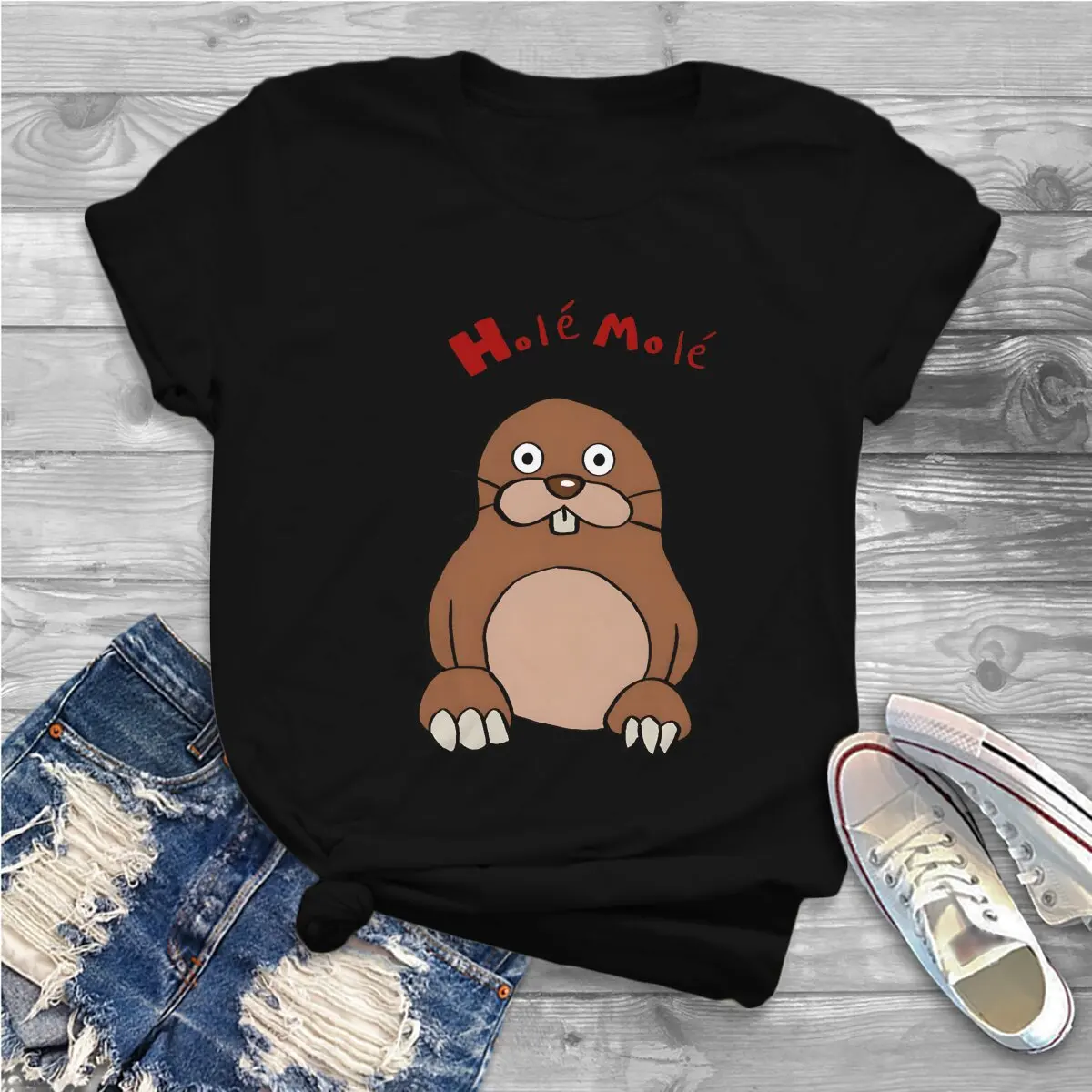 Mole Monty Special Polyester TShirt Mole Comfortable Hip Hop Graphic  T Shirt Stuff