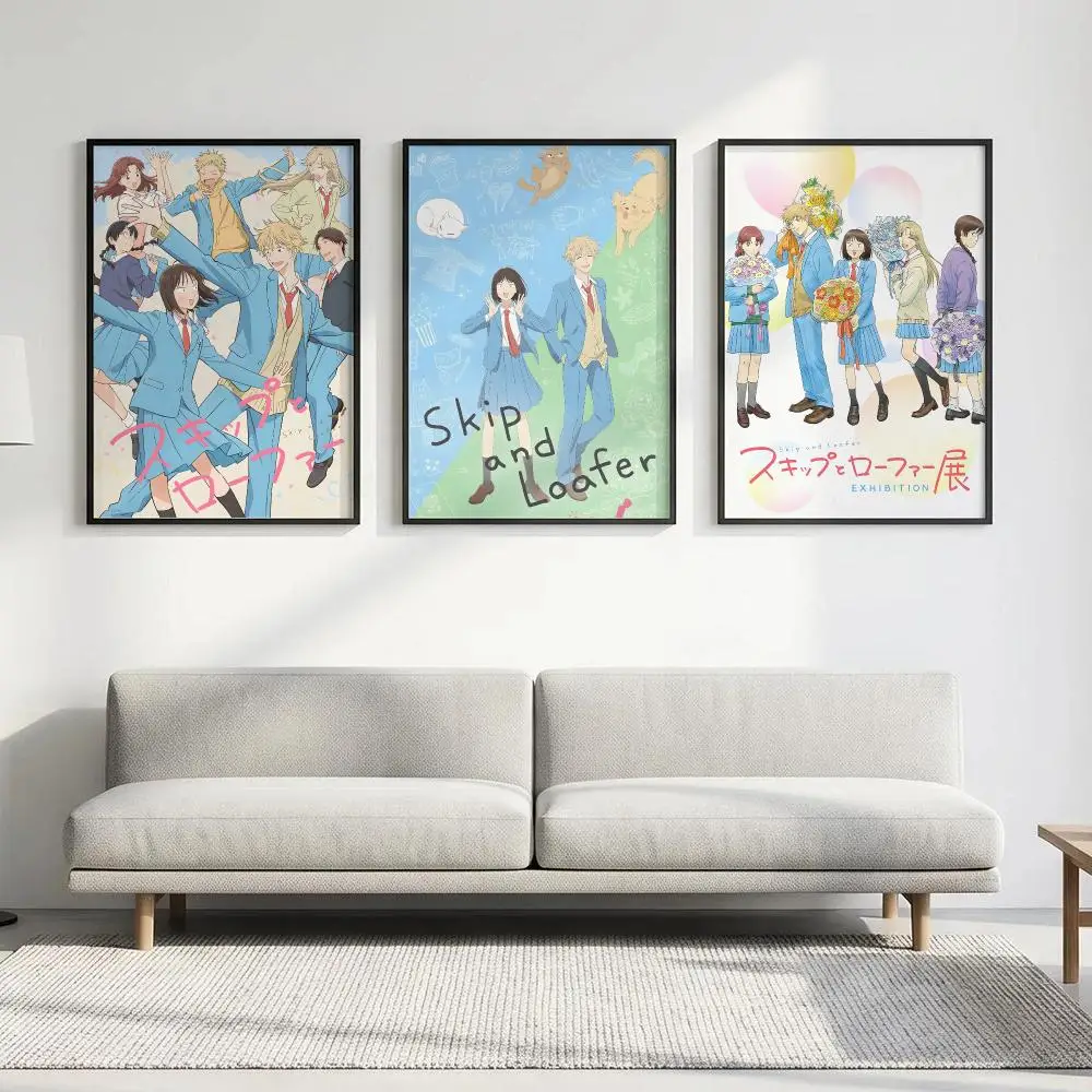 Anime Skip and Loafer Poster HD art waterproof sticky wall home decoration aesthetic