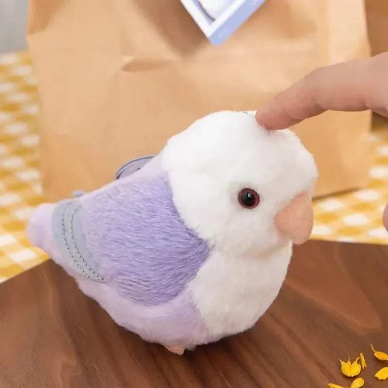 Peony Parrot Plush Toy Realistic Animal Simulation Giving Daughter Birthday Gift