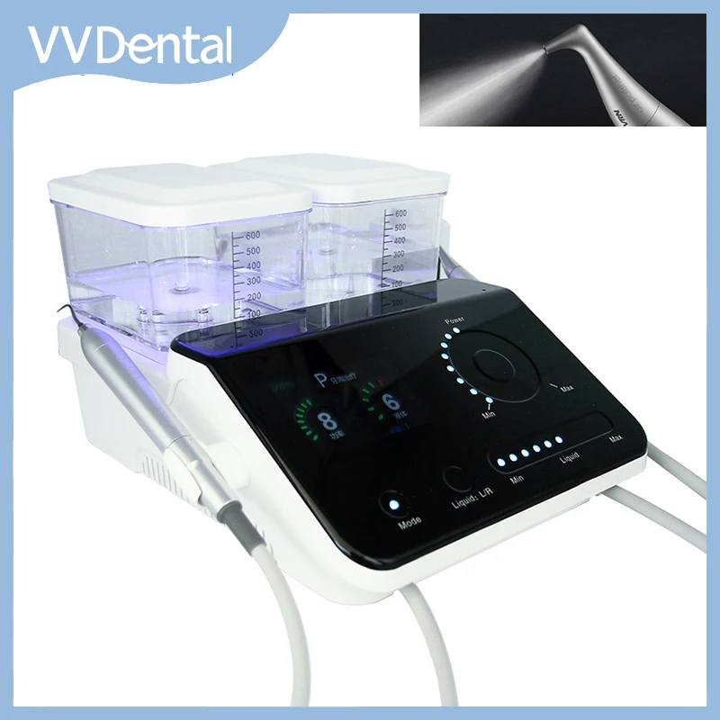 Dental Ultrasonic Sandblaster Periodontal Therapy Instrument 6 In 1 Scaling Polishing Sandblasting Airflow Teeth Cleaning Tools