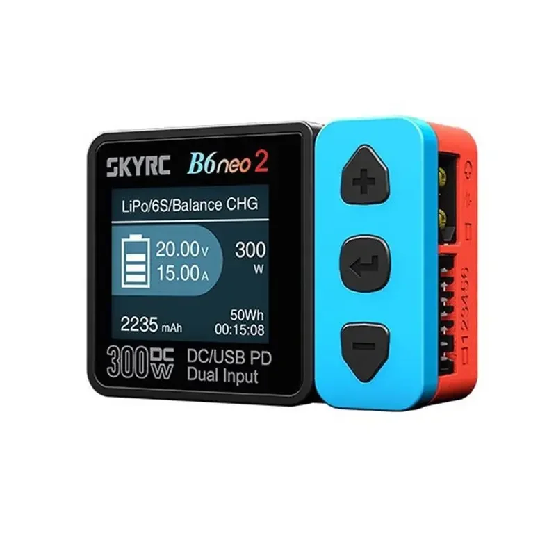 SKYRC B6neo 2 Multifunktions-RC-Akkuladegerät DC300W PD80W 1-6S LiPo Balancerentlader mit Unterstützung für PH2.0 BT2.0 für FPV-Drohnen und -Autos – Detail 1
