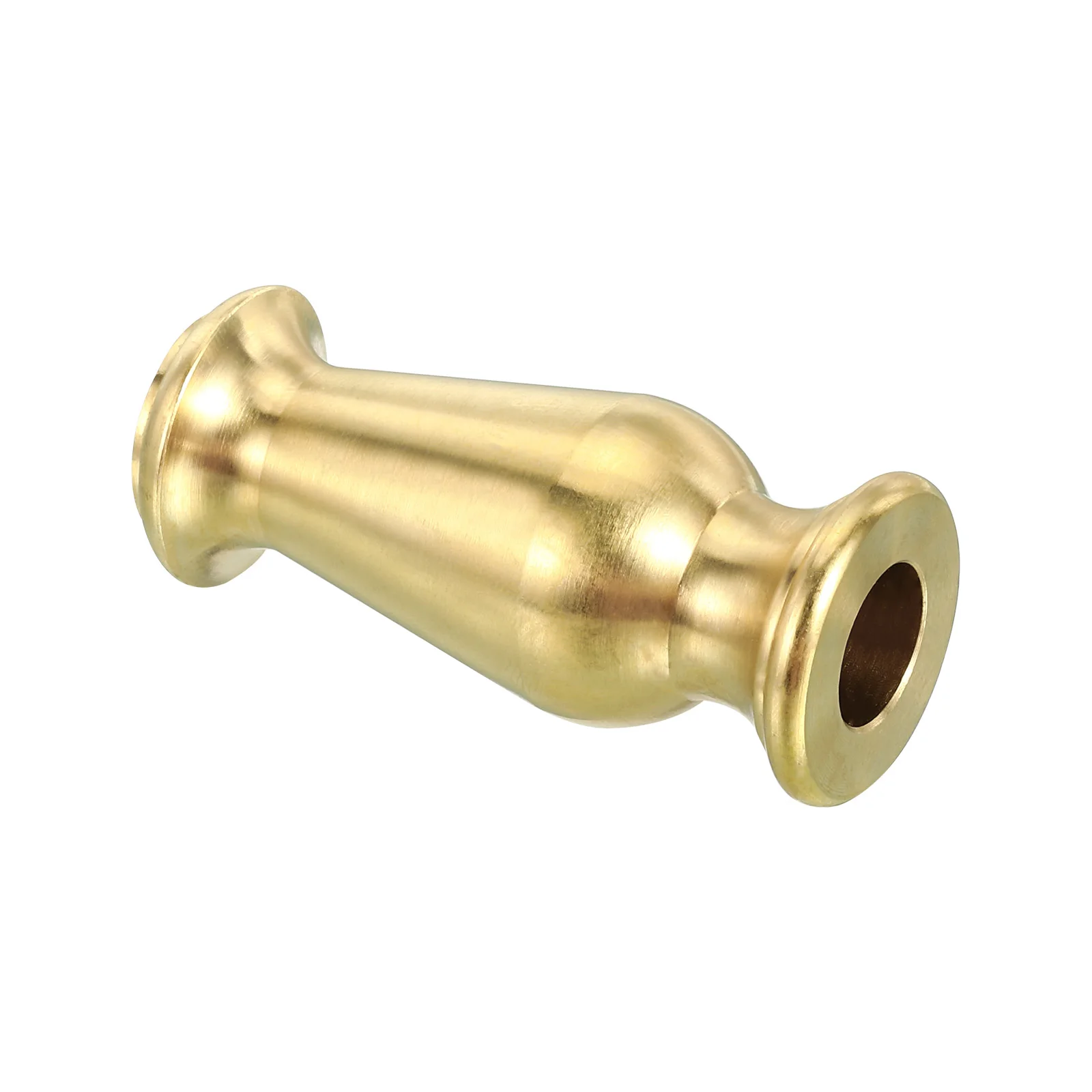 1Pcs Solid Brass Lamp Neck Turned Brass Spindle Slips Lamp Finial Pipe Coupling for Lamp Decoration
