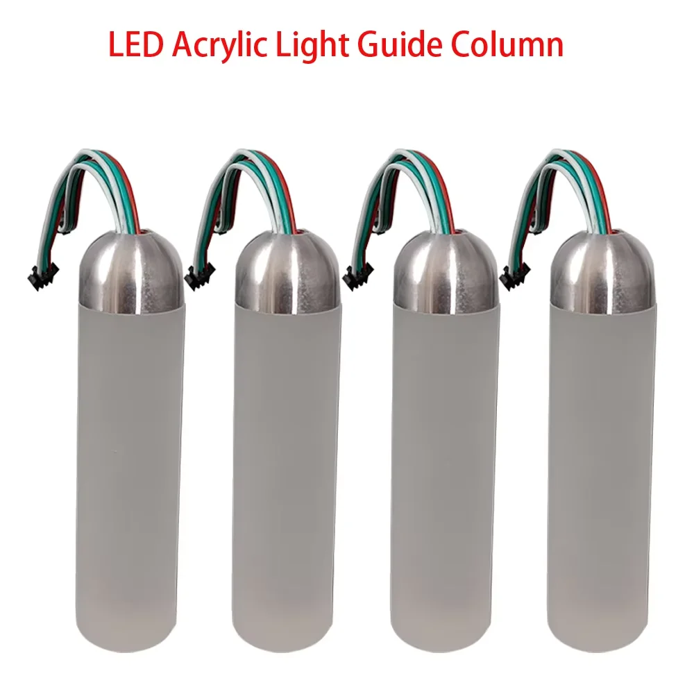 12V 4000K RGB LED Acrylic Light Guide Column  for Bar/KTV Ceiling Decor Multi-color Adjustable Addressable Atmosphere Lighting