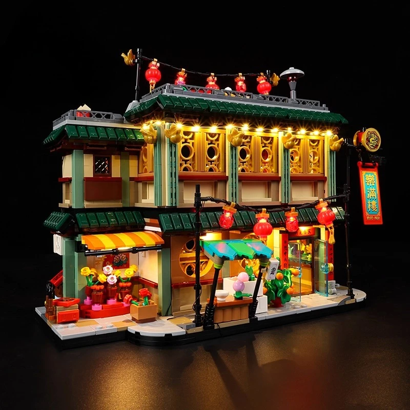 No Model LED Lighting Set Suitable for LEGO Family Reunion Celebration 80113(Excluding Building Blocks)