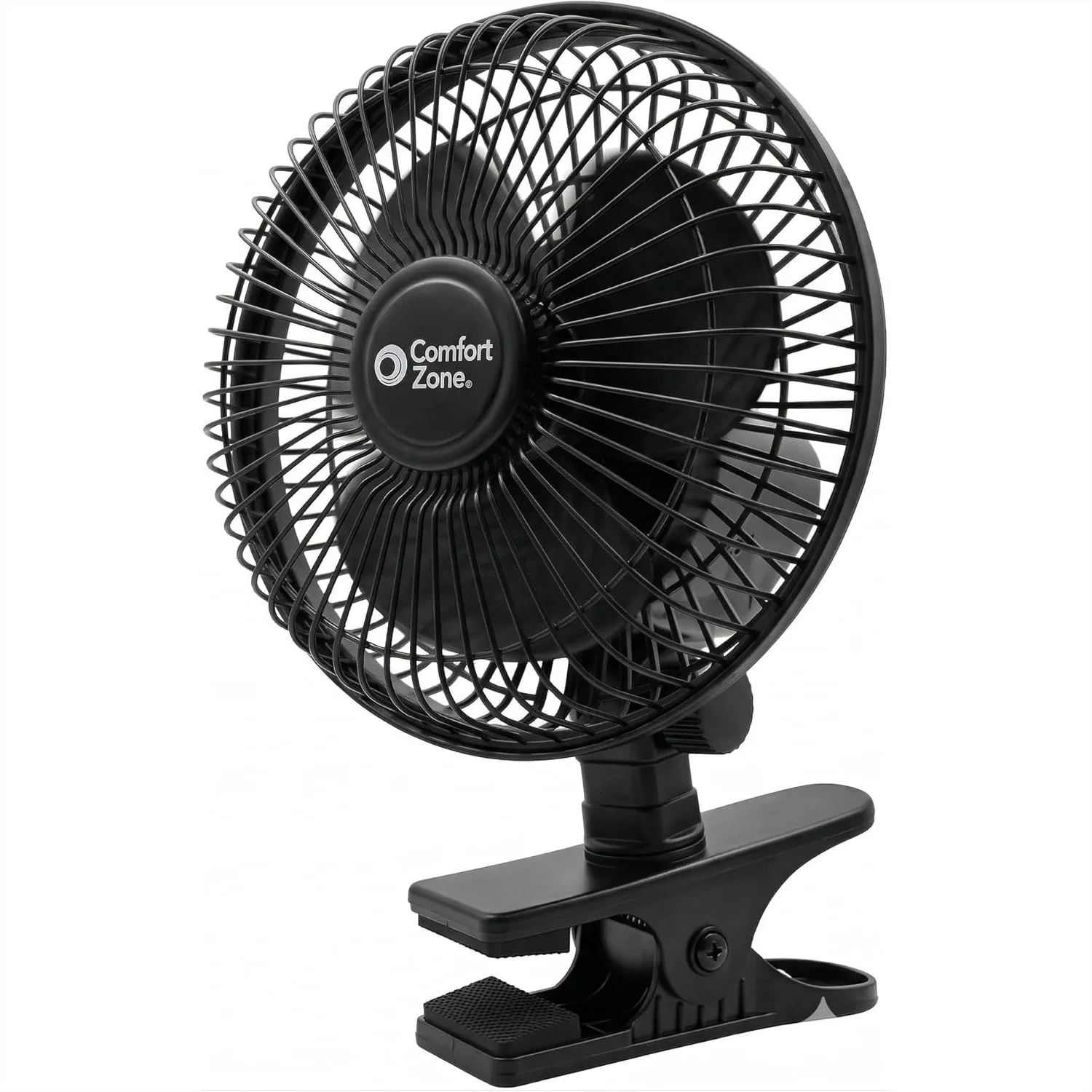 

Clip-On Personal Fan with Strong Clamp, 2-Speed Quiet Desk Fan, 360° Rotation, 6-Inch Corded Air Circulator for Desk, Bedside