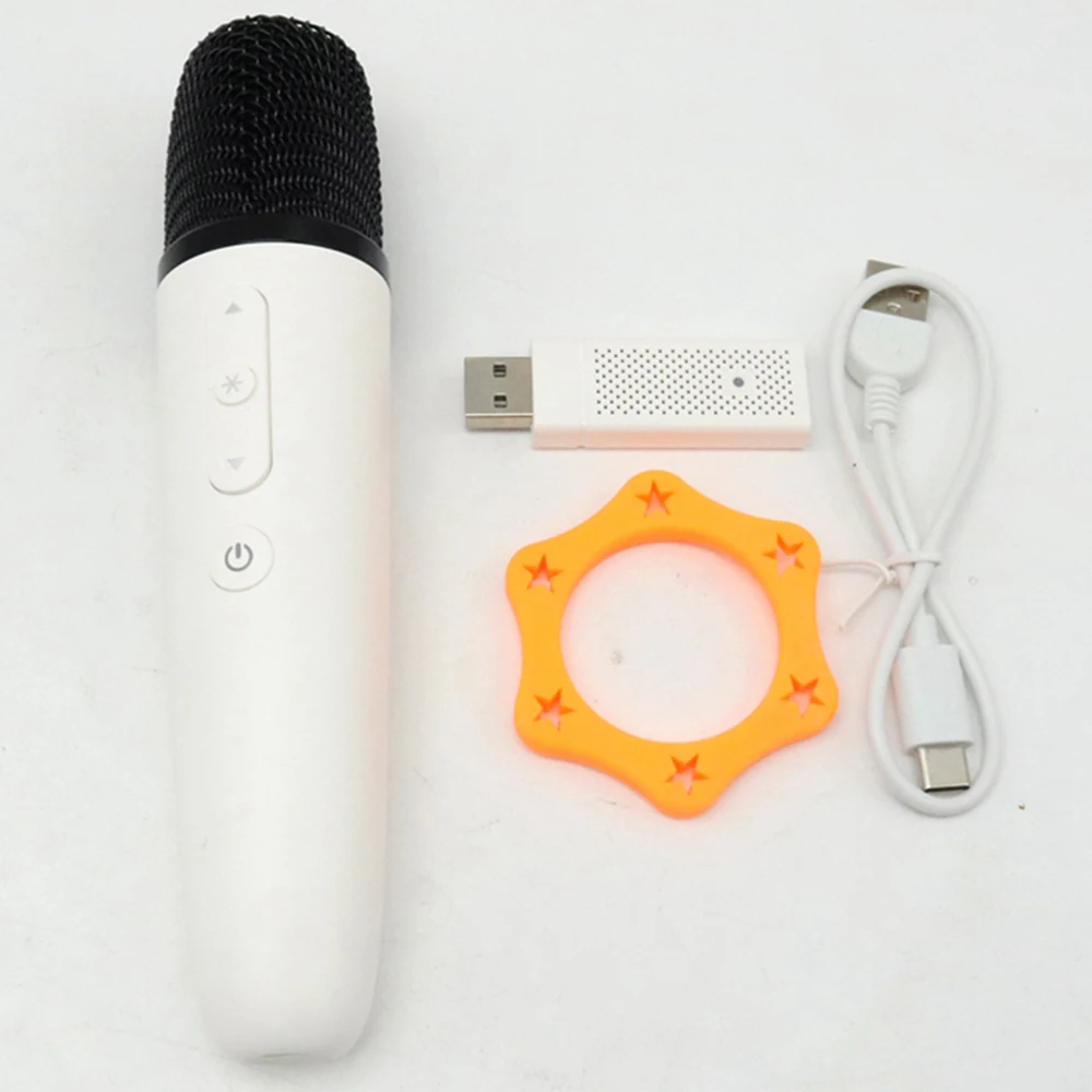 

Type-C Charge Mic Karaoke Microphone With Receiver For BYD Tang Song Yuan Qin Han Dolphin Mini Seagull Seal 6 DMI Sealion 7