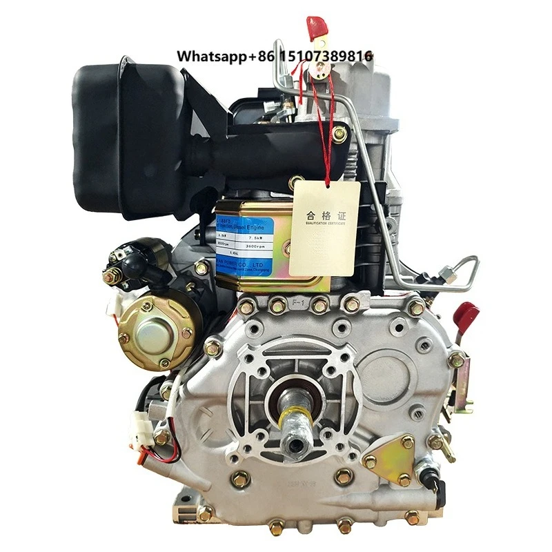 Hot Selling 10/12 Single-cylinder Machinery Engine/ 8kw Air-cooled 3600rpm Electric Marine Boat Engine