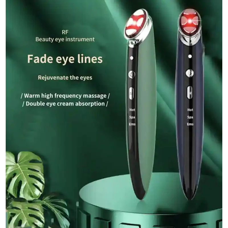 Eye beauty device vibration hot compress massage eye care device for removing dark circles