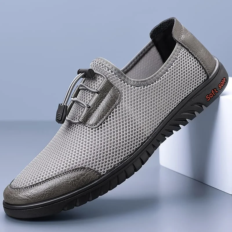 

Trendy Brand Men's Summer Outdoor Casual Shoes Breathable Mesh Sports Shoes Soft Soles Comfortable Versatile Men's Work Shoes