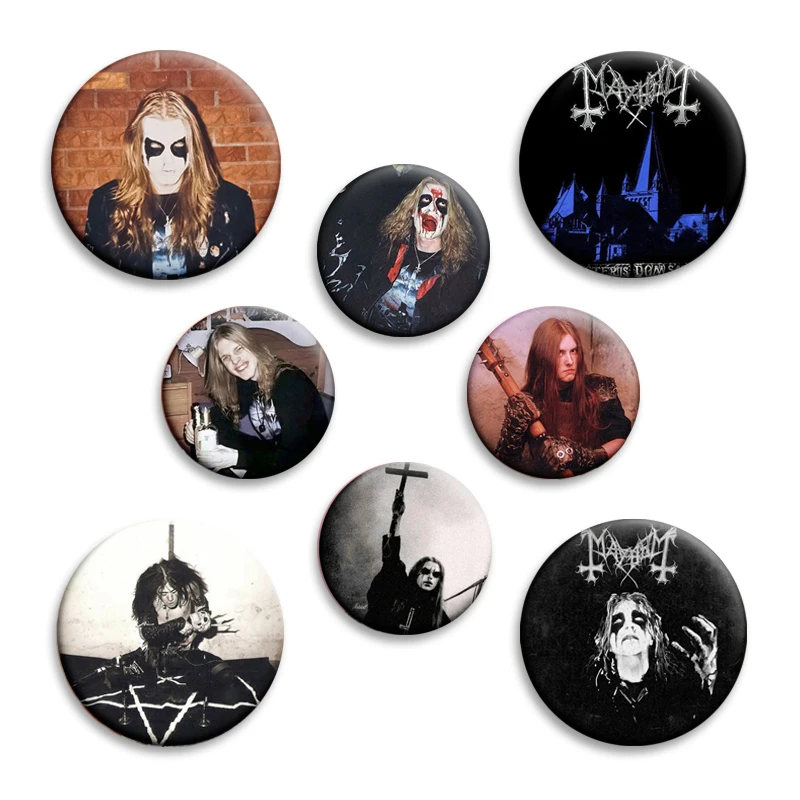 

Rock Mayhem Band Enamel Pin Vintage Creative Brooch Metal Badge for Bag Clothes Hat Shirt Decor Jewelry Accessories Fashion Gift