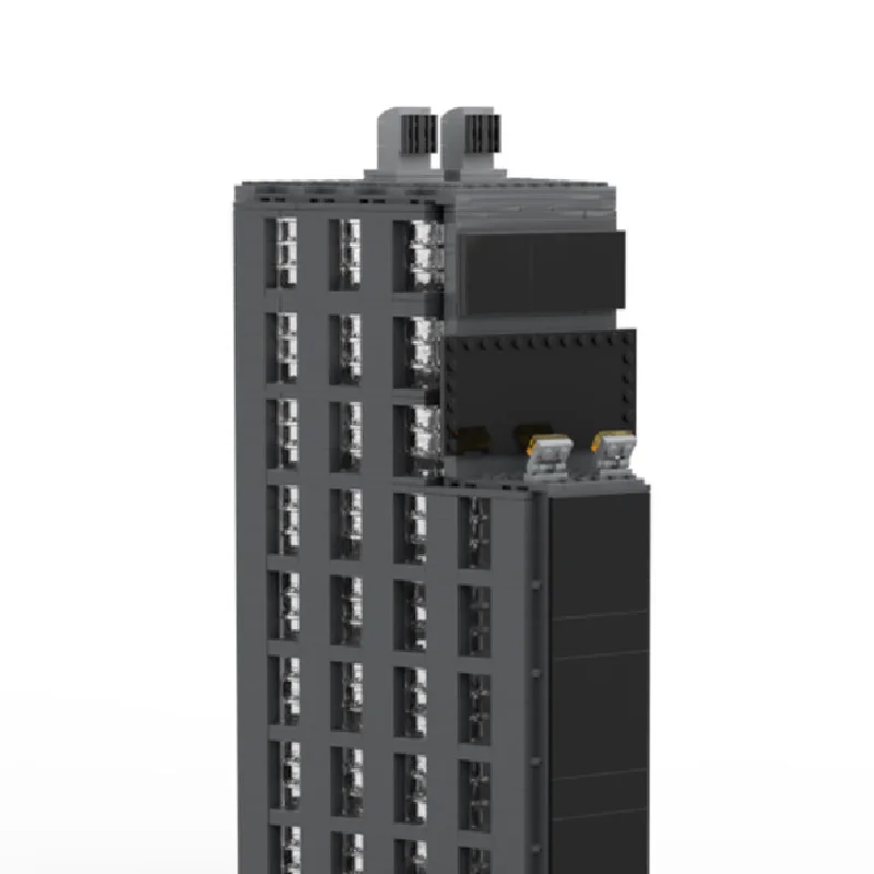 1655 قطعة من مكعبات البناء المربعة المعيارية الحديثة الفاخرة نموذج العمارة عرض لعب للأطفال لتقوم بها بنفسك تجميع هدايا عيد الميلاد