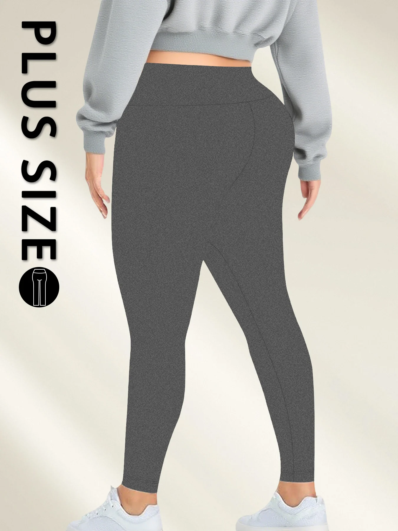 

Plus Size Super Soft High Waisted Leggings for Women - Tummy Control Comfort Fit for Yoga Running and Casual Daily Wear