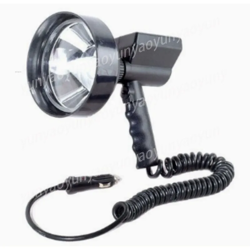 5 Inch Xenon Handheld Spotlight, Long Runtime High Lumen Searchlight for Camping Outdoor Working
