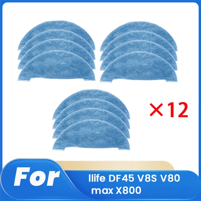 B99A-12 pezzi di straccio per Ilife DF45 V8S V80max X800 Robot aspirapolvere parti di ricambio