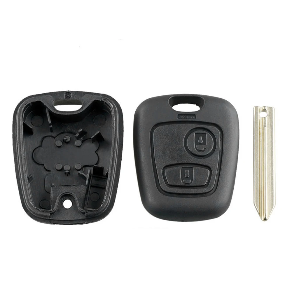 حقيبة فوب مفتاح السيارة عن بعد فارغة ، 2 أزرار ، قذيفة لسيتروين ، ساكسو ، برلينجو ، إكسارا ، بيكاسو ، تلقائي