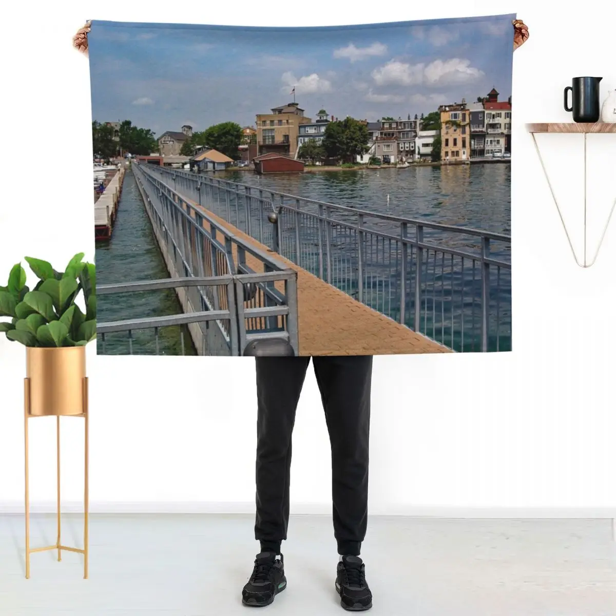 

Skaneateles Throw Blanket Warm Throw Blanket Gift for Anniversary