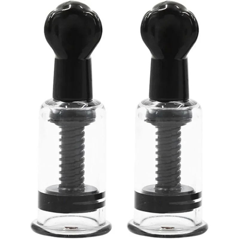 BDSM Nipple Suction Cup Set – Adjustable Breast & Clitoris Sucker Pump for Erotic Play, Adult Nipple Clamps for Women & Men view 6