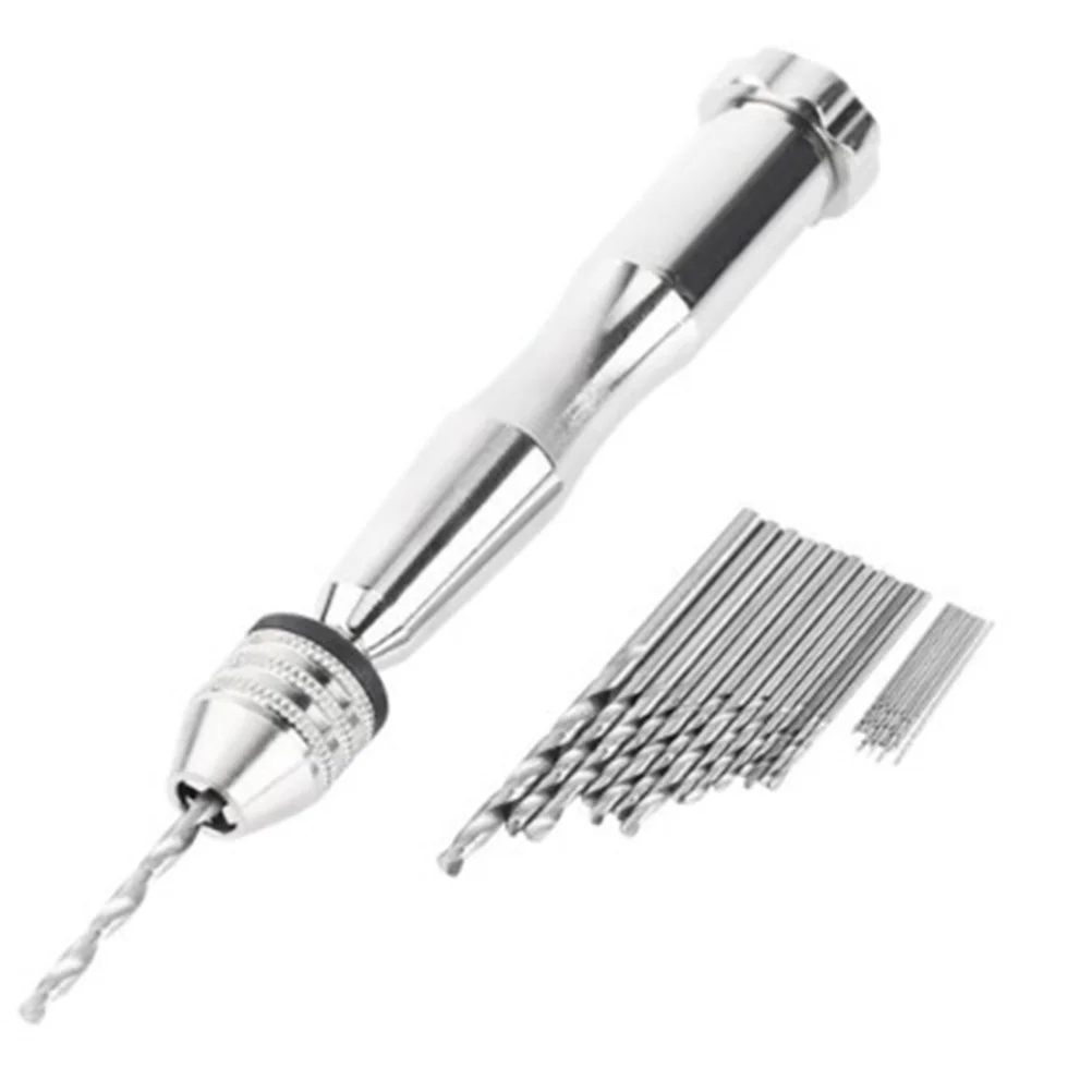 

10Pcs Micro Drill Bits Set 0.8-3.0mm Handheld Precision Drill for PVC Acrylic Plastic Rubber Crafting Rotary Tool Grinding