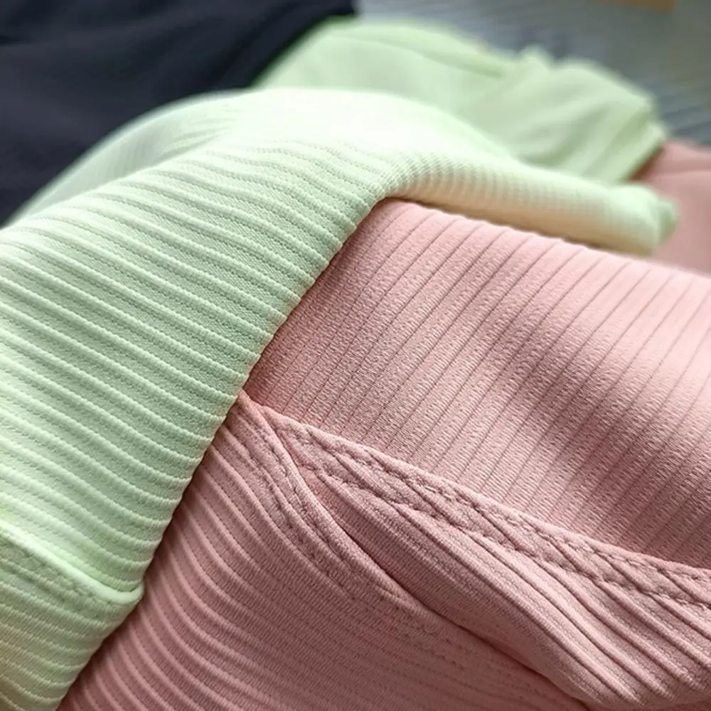 

No-Clip Design Sports Bra Tank Top Quick Dry Fabric Mixed Fabric Yoga Fitness Top Vest Style Integrated Design Quick Dry Vest