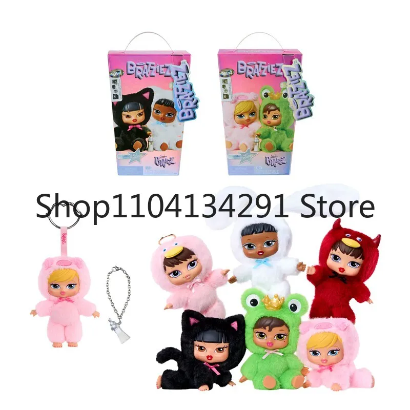 

Оригинальный плюшевый брелок-кукла Bratz Bratziez, коллекционная модель, трендовая игрушка, подарок, сюрприз в закрытой коробке
