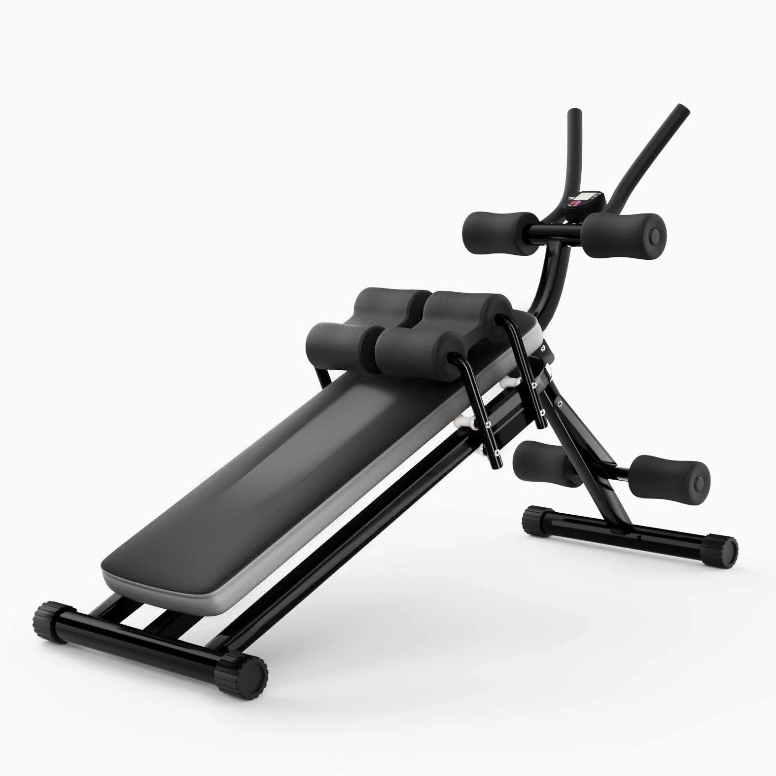 Ab Machine, 5-in-1 Adjustable Ab Workout Bench Core Abdomen Trainer for Stomach Workout, Crunch Machine Exercise
