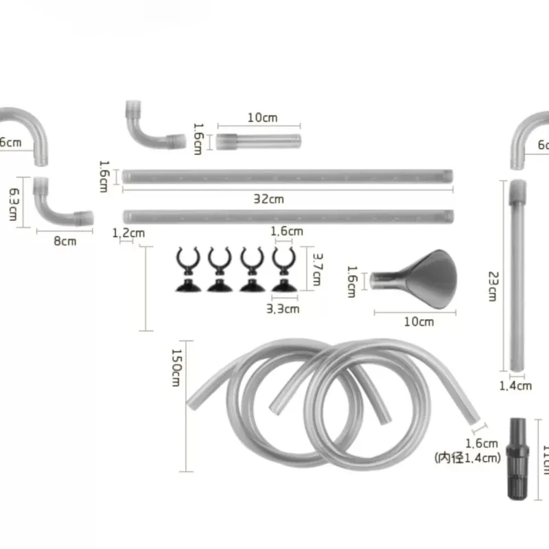 Atman CF600-800 Complete List Of Original Filter Accessories Filter Bucket Water Nozzle Pipe