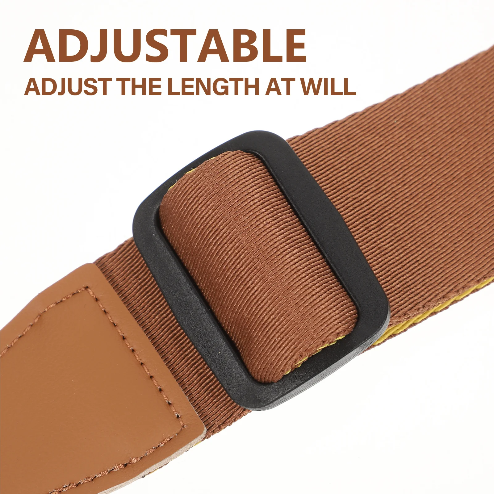 

Ukulele Strap Cloth Adjustable No Drill Adjustable Ukulele Strap Guitar Bass Instrument Belt Accessory