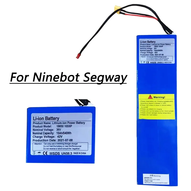 10S6P 36V 15000MAH 18650 Lithium 540w For Ninebot Segway G30 Electric Scooter Special Battery