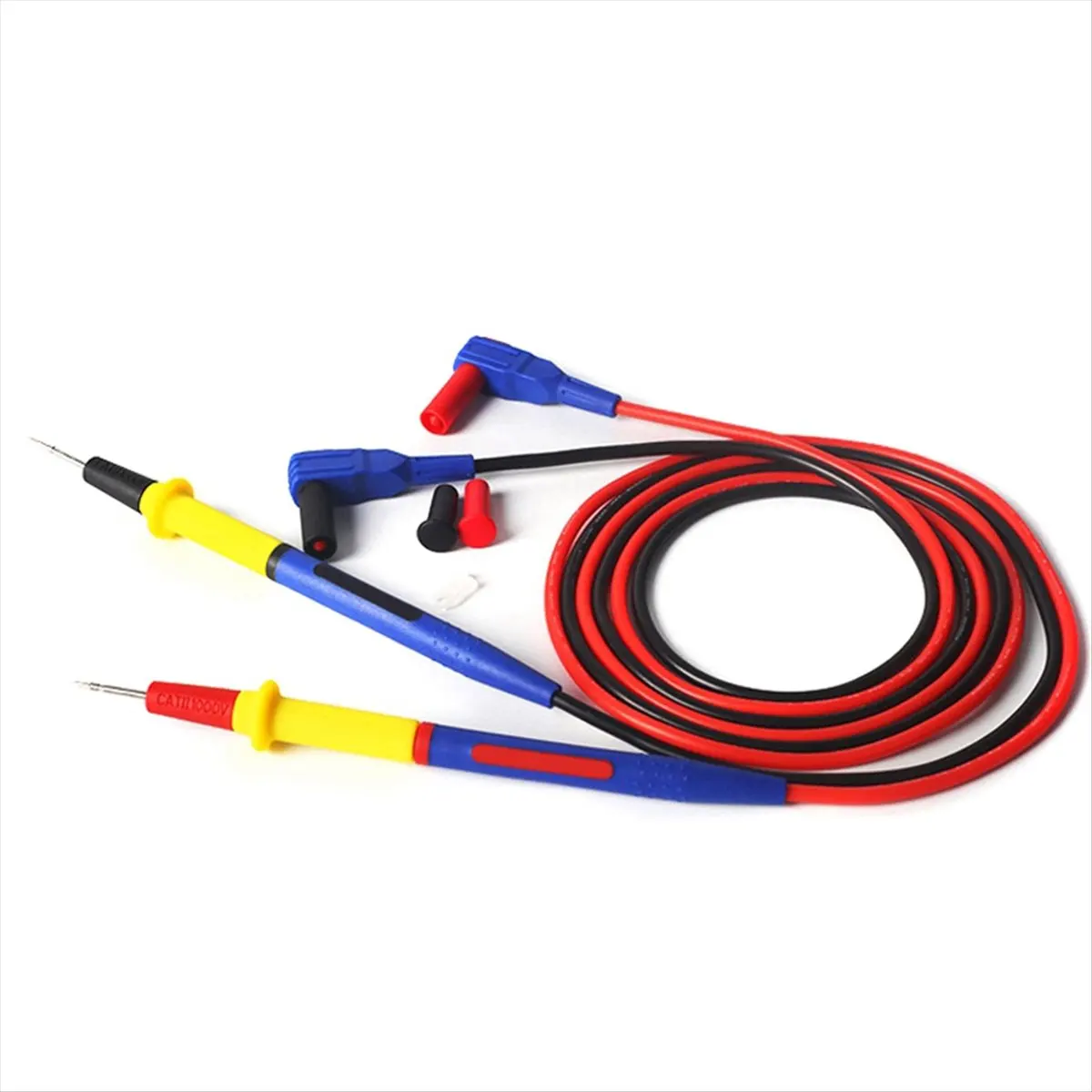 【BABY】P30 Multimeter Pen 1000V 20A Soft Anti-Scalding Silicone Wire Extra Tip Probe Test Pen for Digital Multimeter