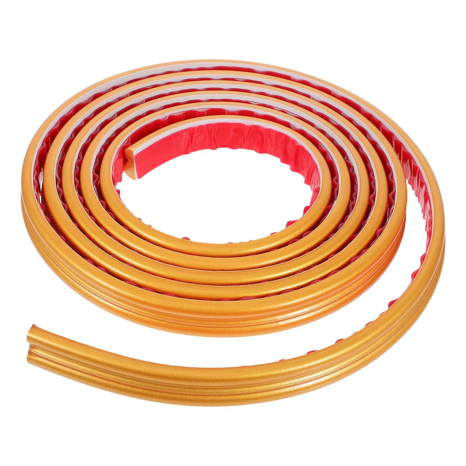 PVC Self Adhesive Decorative Trim Mirror Edge Profile Durable Bendable Molding Door Waterproof Background Shape