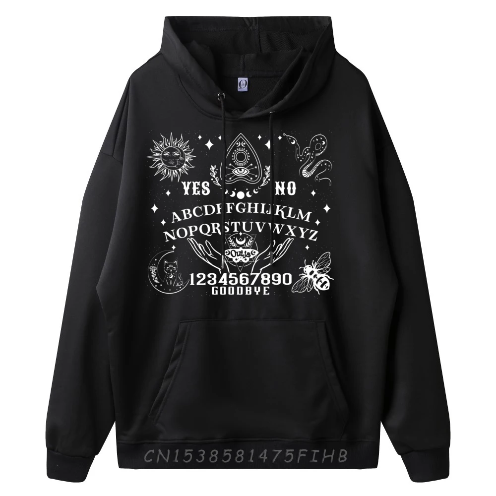 Ouija Board Spirit Board Occult Gothic Halloween Pagan Satan Cream Hoodie Men's Hoodie Character