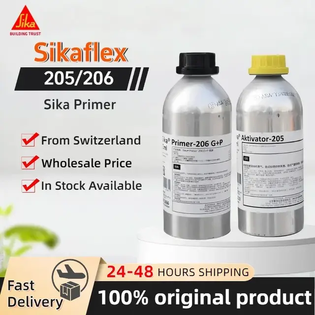 Sika Primer 205 206 209 210 Glass Metal Plastic Surface Adhesion