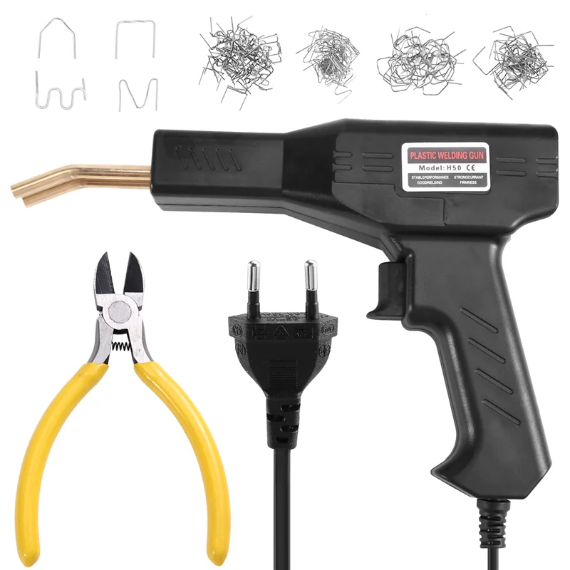 【Apressado】Máquina de solda de grampeador quente para pára-choques de carro de reparo de plástico