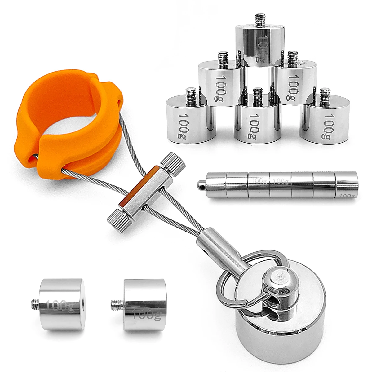 Penis trainer Adjustable weight Penis Rings Weight-bearing exercise for testicles Dick strength training sex toy adult men toys